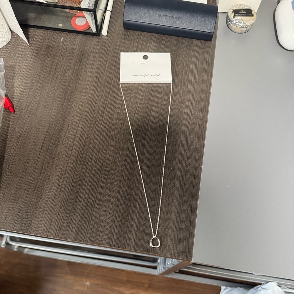 Brand new! LOFT Silver Pendant Necklace